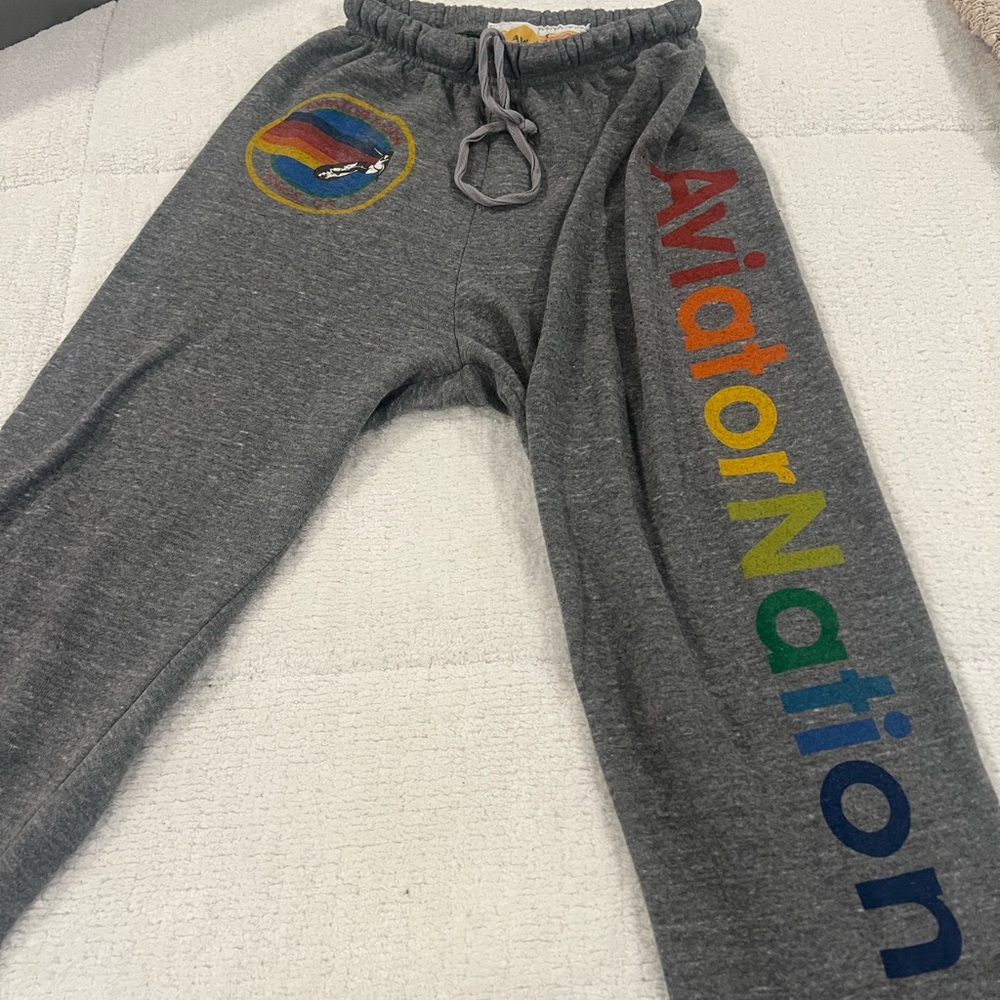Aviator Nation Multicolor Logo Joggers